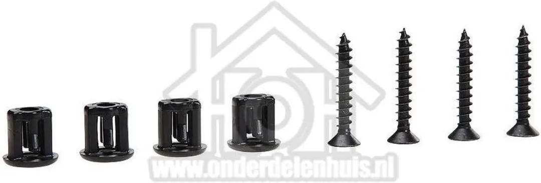 Electrolux Schroevenset Ovendeur 50293036005 - Zwart