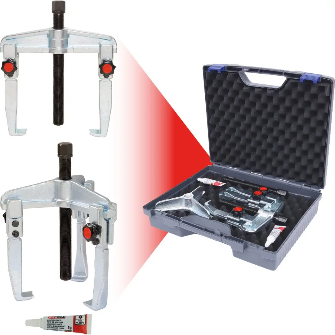 KS Tools snelkoppeling universele trekker set Pitman arm puller (7 x)