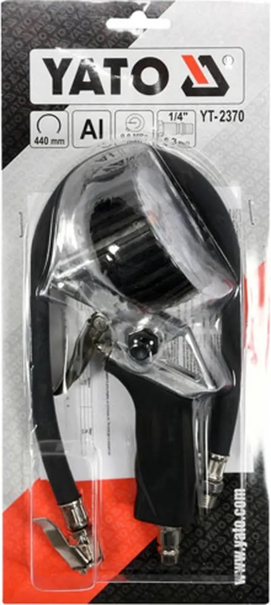 Yato YT-2370 Persluchtpistool met manometer - afbeelding 3 van 5