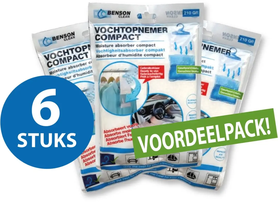 Benson clean vochtopnemer compact