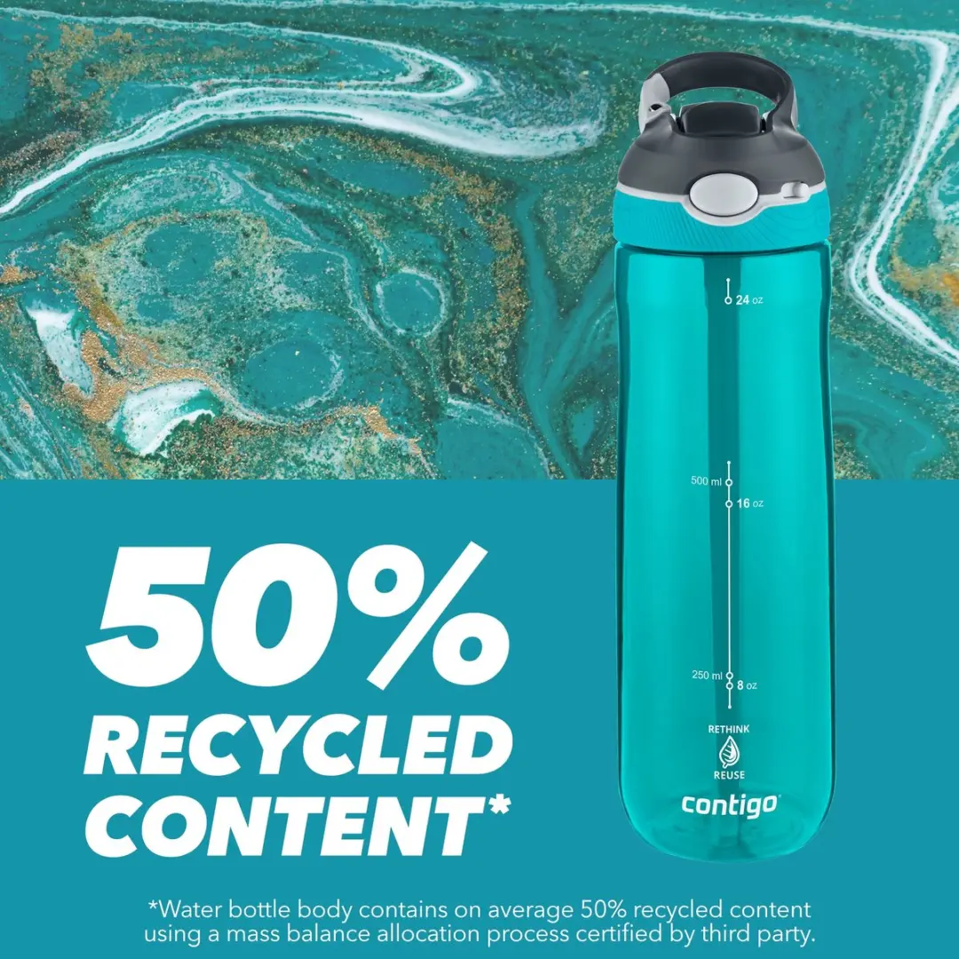 Contigo Ashland Autospout Waterfles 720ml - Scuba - afbeelding 6 van 6