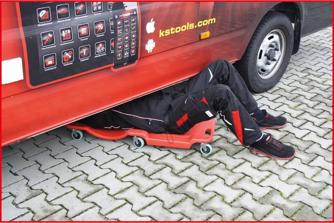 KS Tools 500.8090 Wielplaat - 1030x480x115mm - Rood - afbeelding 6 van 6