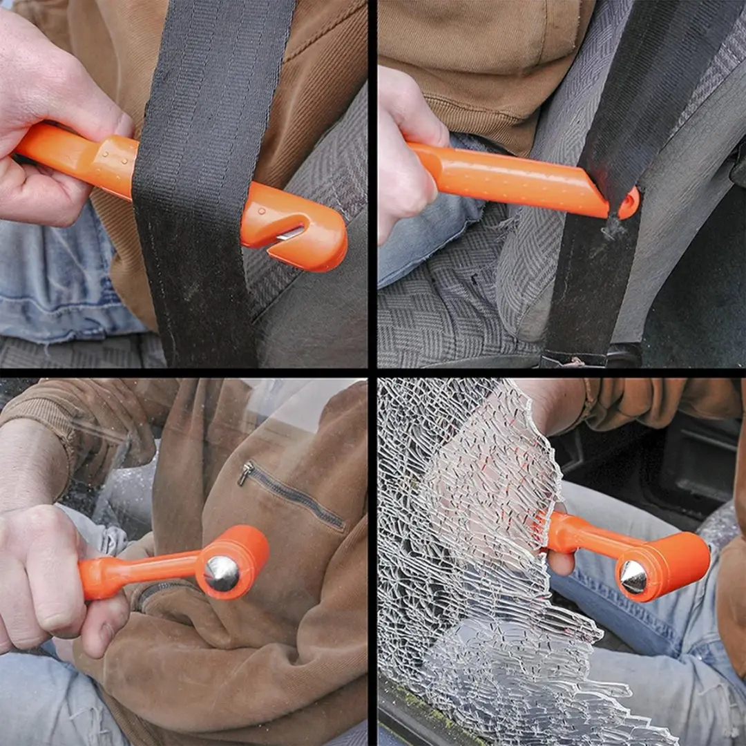 ProPlus Veiligheidshamer met gordelsnijder - oranje - afbeelding 4 van 6