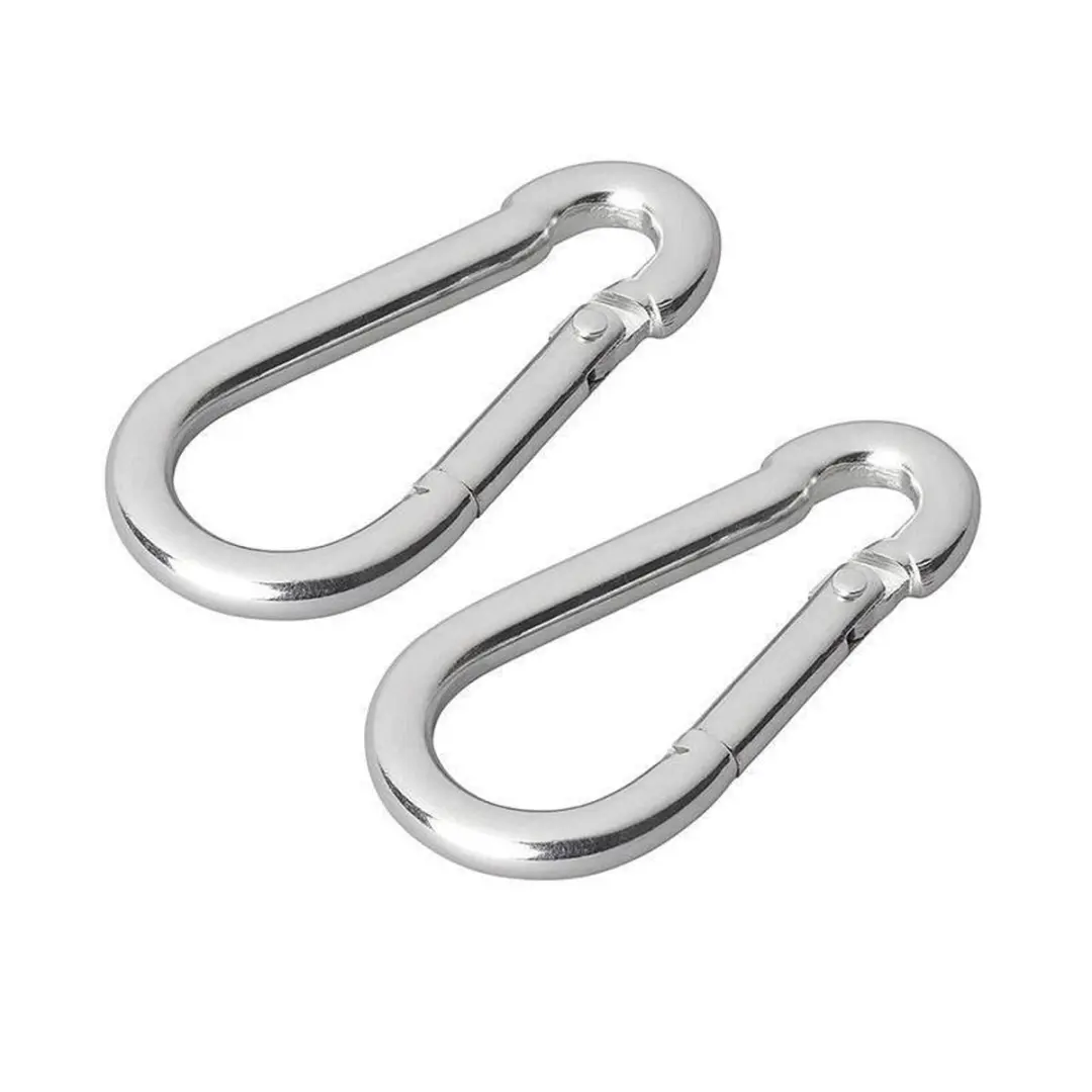 ProPlus Karabijnhaak RVS 5x50mm - 2 stuks - afbeelding 3 van 6