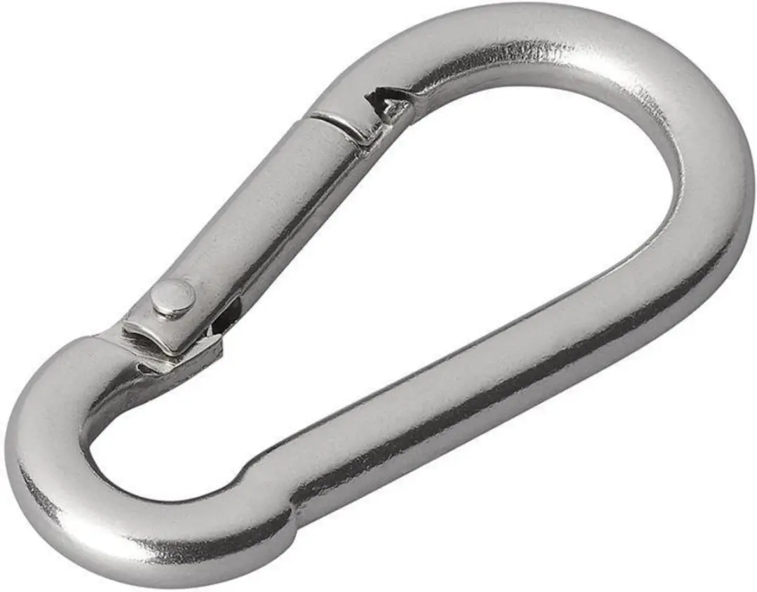ProPlus Karabijnhaak RVS 5x50mm - 2 stuks - afbeelding 6 van 6
