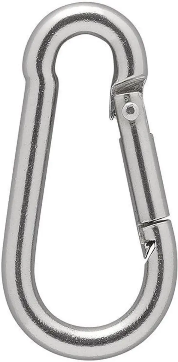 ProPlus Karabijnhaak RVS 5x50mm - 2 stuks - afbeelding 5 van 6