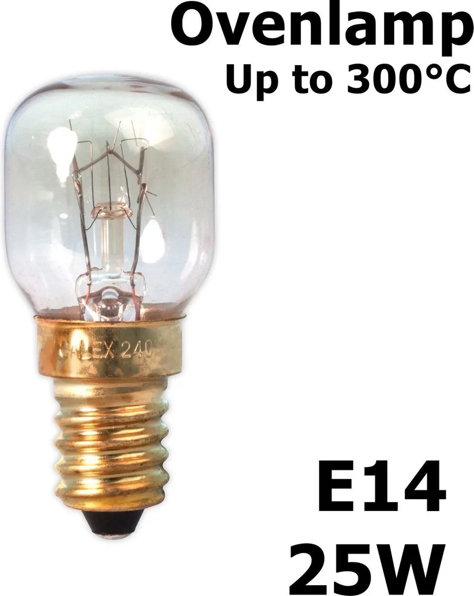 Calex Ovenlamp E14 25W - 215 Lm - afbeelding 4 van 4