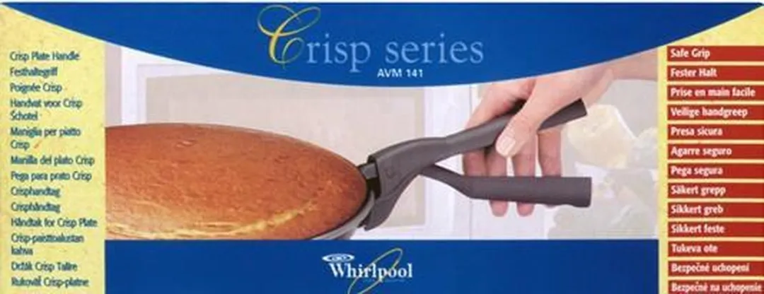 Whirlpool CRISP Handgreep AVM141 - Zwart