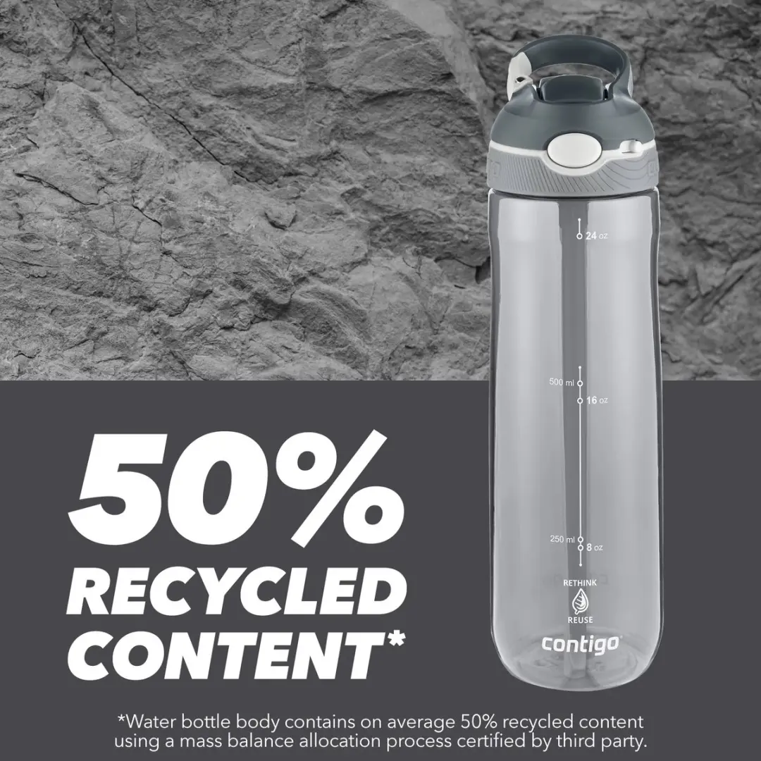 Contigo Ashland Autospout Waterfles 720ml - Smoke - afbeelding 6 van 6