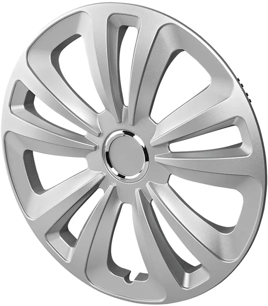 ProPlus Terra Wieldop 14 inch – Voor de meeste stalen velgen van auto, camper en caravan – Met metalen klemring – Zilver