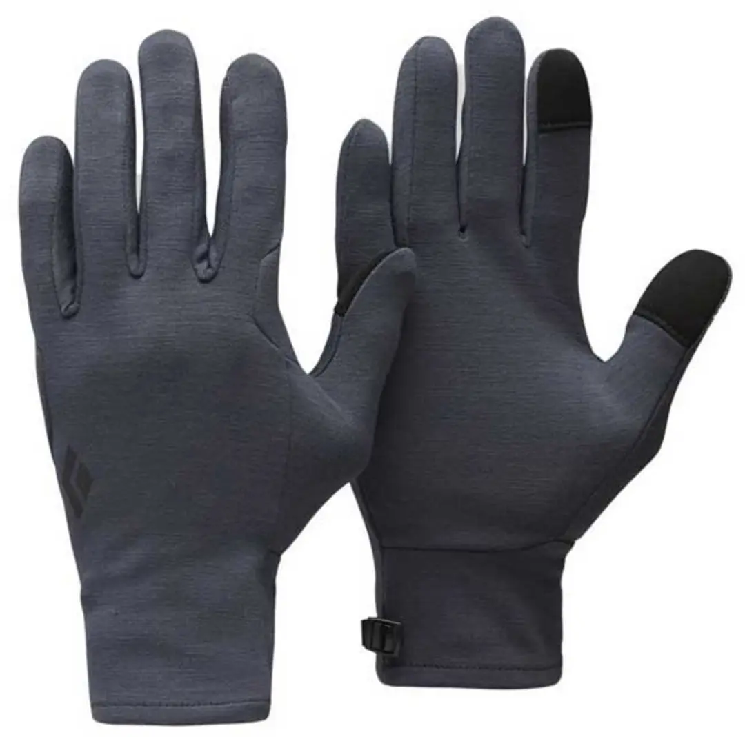 Black Diamond Midweight Wool Handschoenen - Charcoal - M - afbeelding 2 van 6