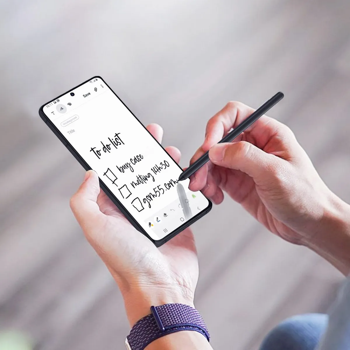 Samsung S-Pen EJ-PG998BBEGEU - Zwart - afbeelding 6 van 6