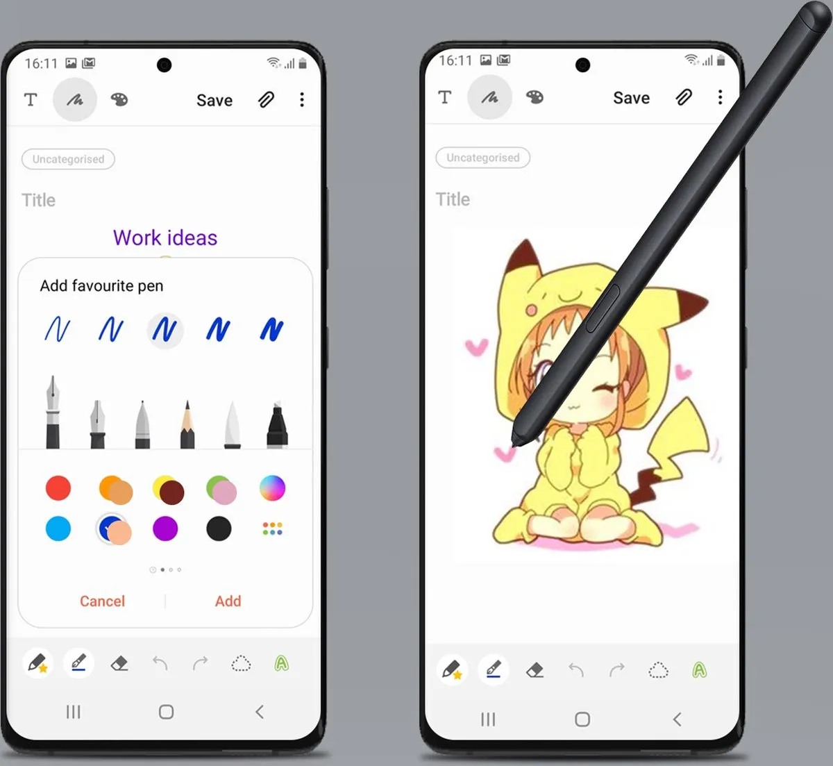 Samsung S-Pen EJ-PG998BBEGEU - Zwart
