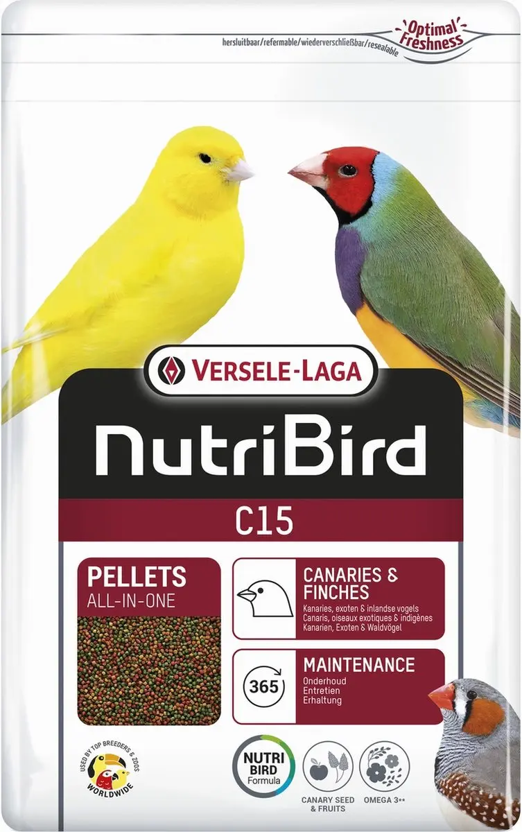 Versele-Laga Nutribird C15 Kanarie Onderhoudsvoer 3kg