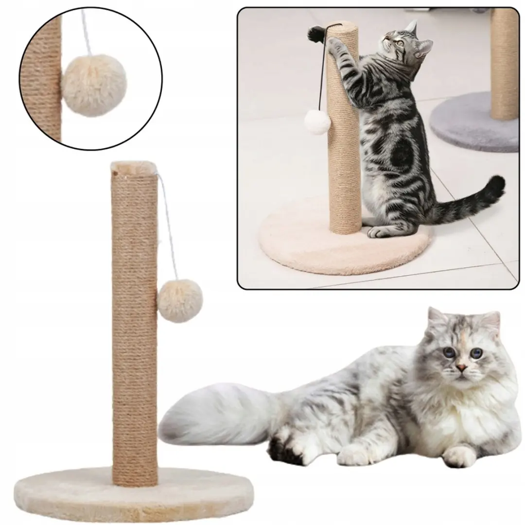 Kattenkrabpaal Toren Jasbruin 40 cm