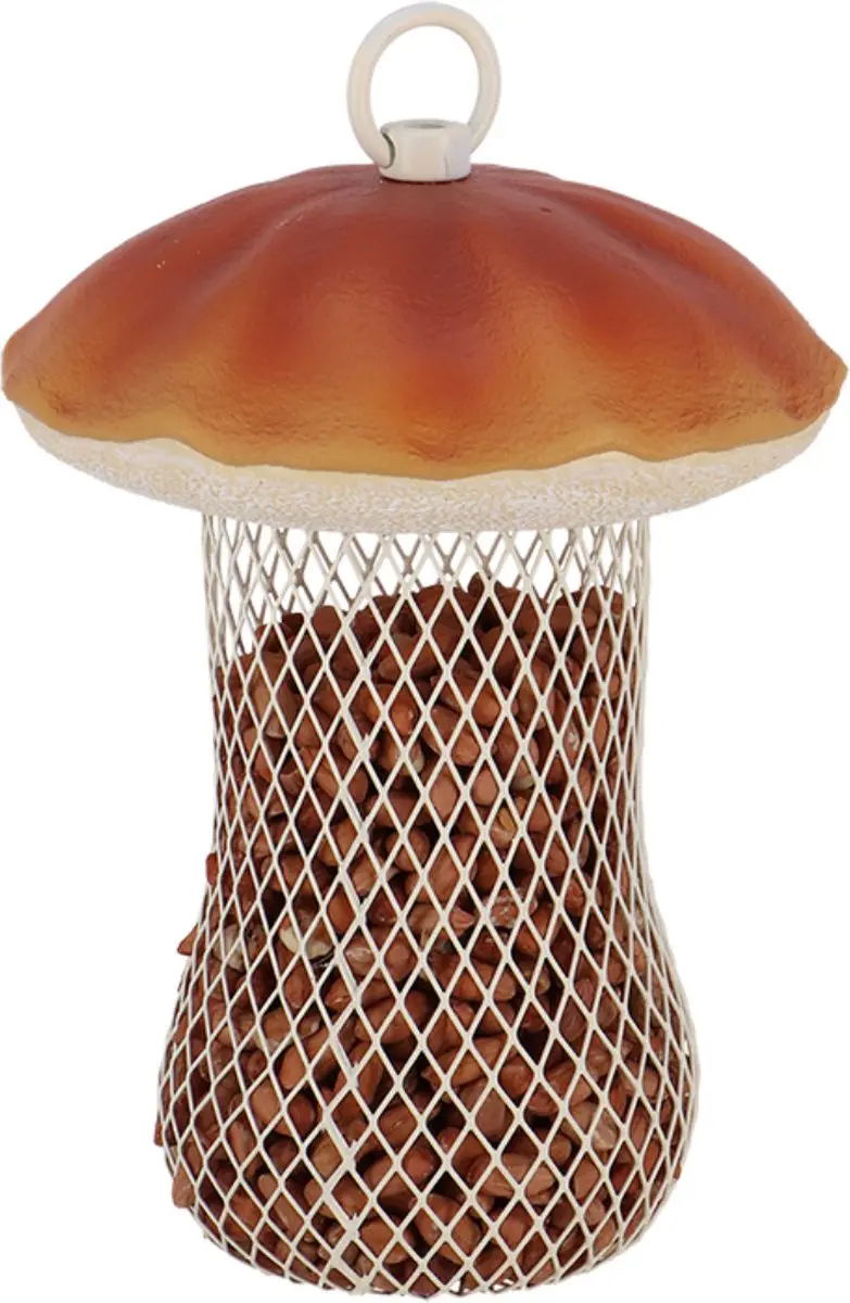 Esschert Design Voedersilo Eekhoorntjesbrood - Ijzer - Bruin - afbeelding 3 van 5