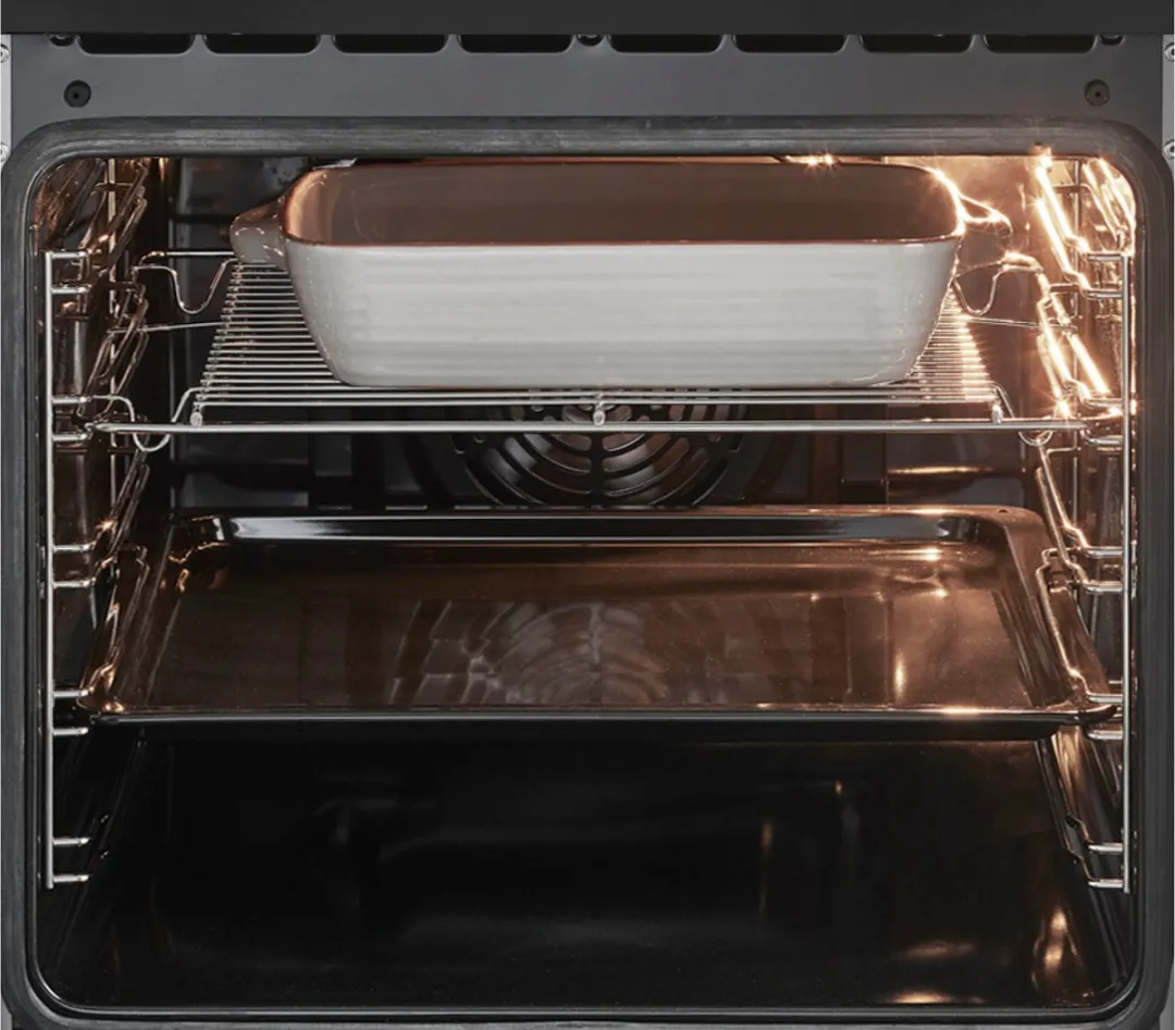 Inventum VFI5042ZWA - Vrijstaand inductie fornuis - Elektrische oven - 4 kookzones - 50 cm - 65 liter - Zwart