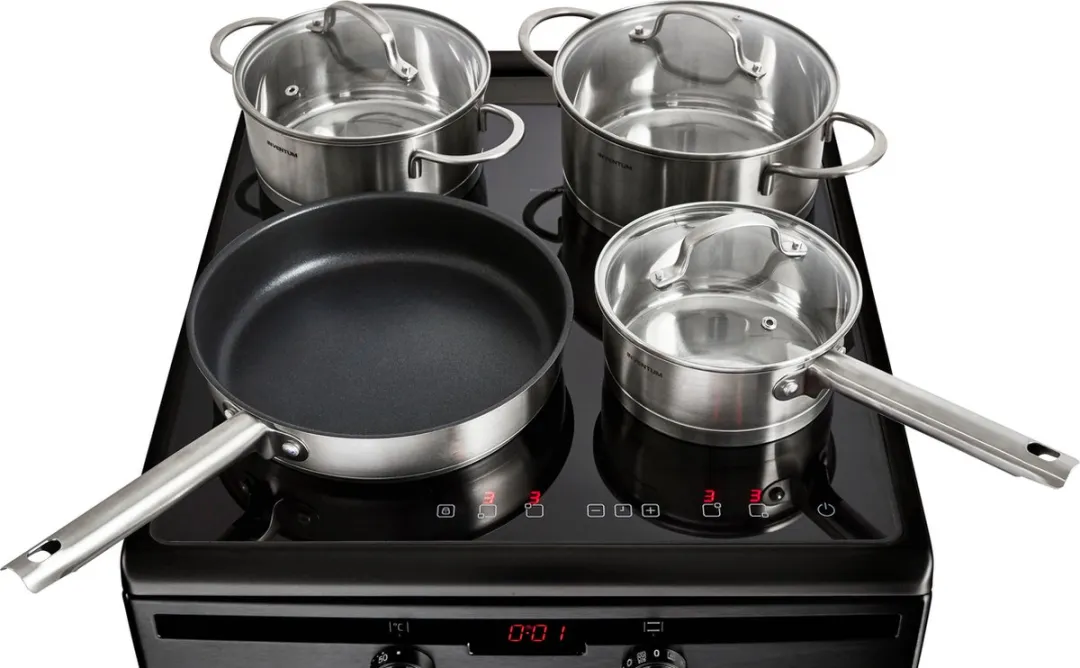 Inventum VFI5042ZWA Vrijstaand Inductiefornuis 50cm - 65L - Zwart - afbeelding 6 van 6