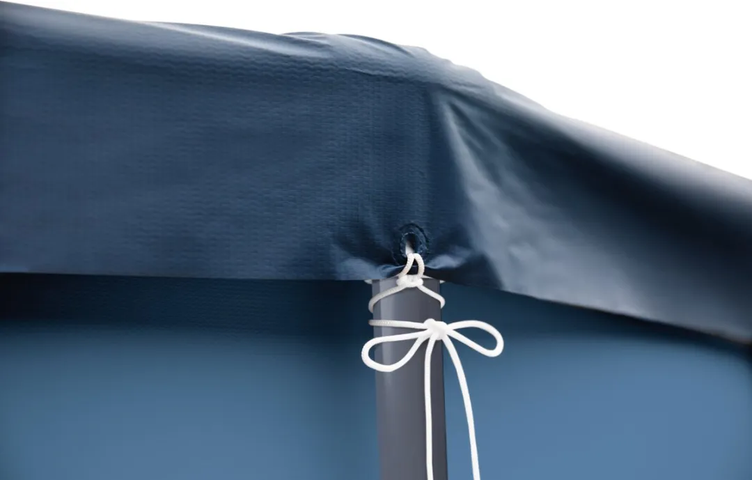 Intex Deluxe Afdekzeil 400x200cm - Donkerblauw