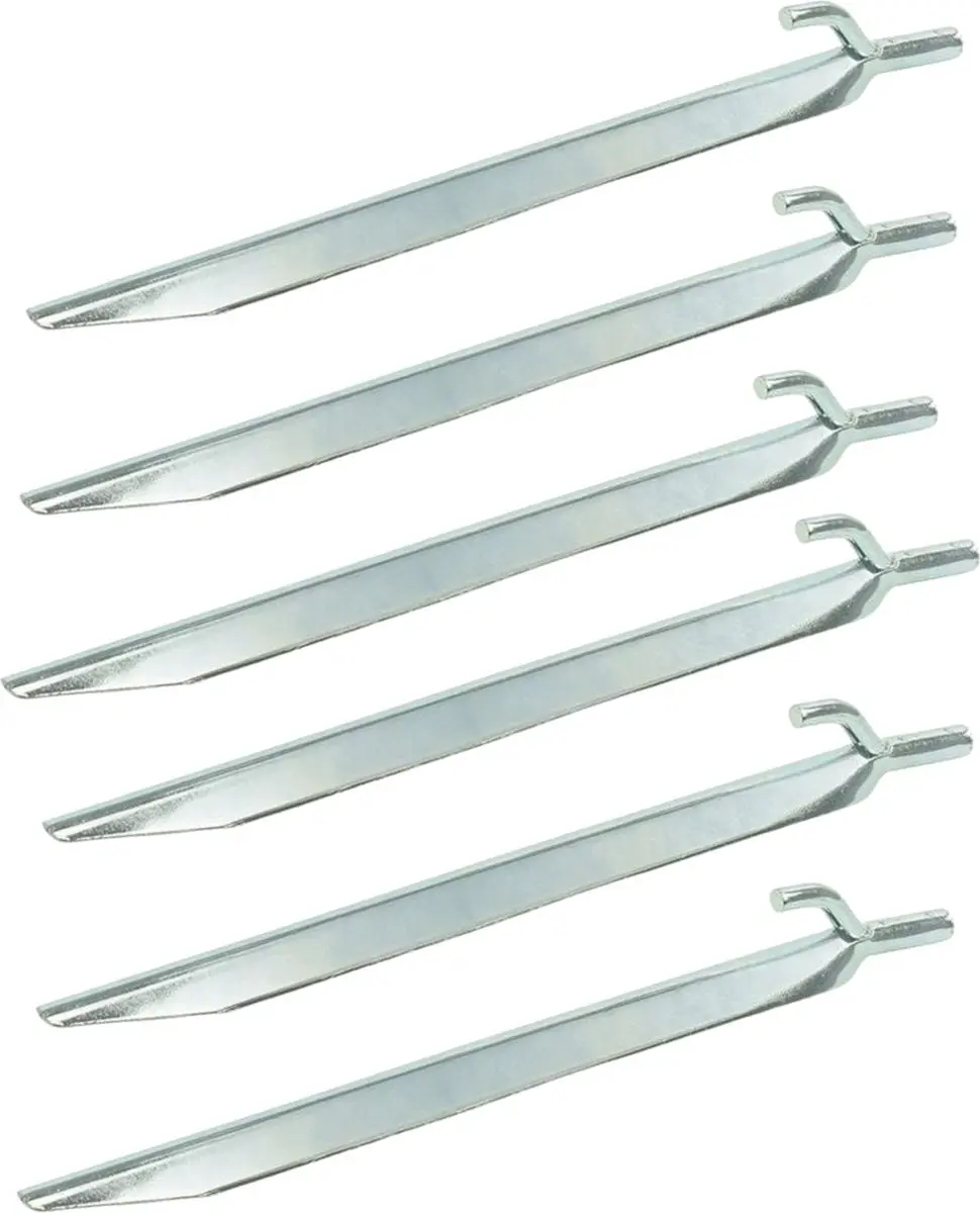 Proplus Tentharing Met Haak 25 Cm Staal Zilver Per 6 Stuks