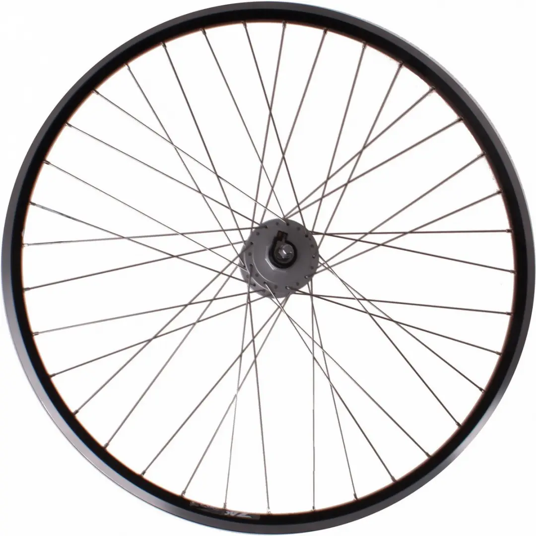 Roland voorwiel 28 naafdyn DH3N31 ZAC2000 zwart RVS spk