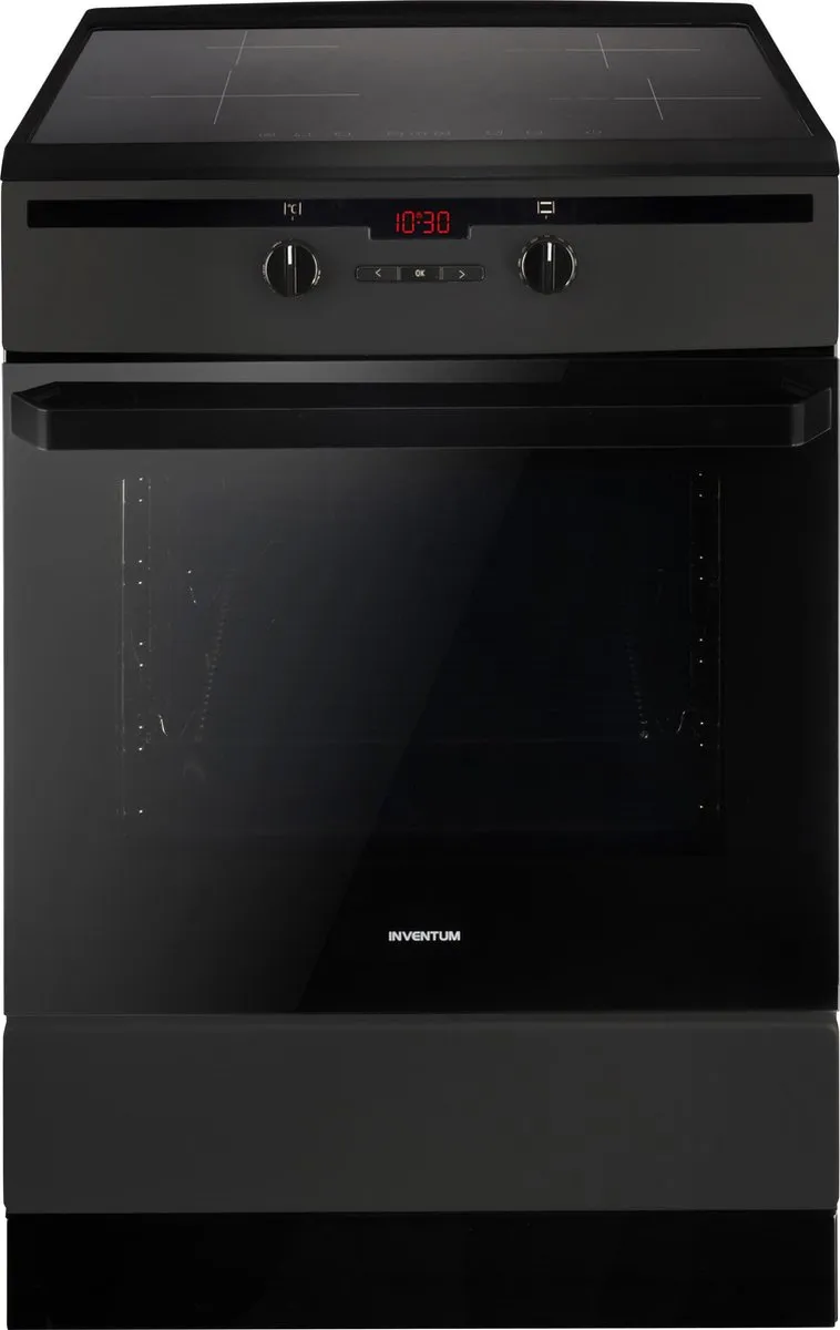 Inventum VFI6042ZWA Vrijstaand Inductiefornuis 60cm - 65L - Zwart