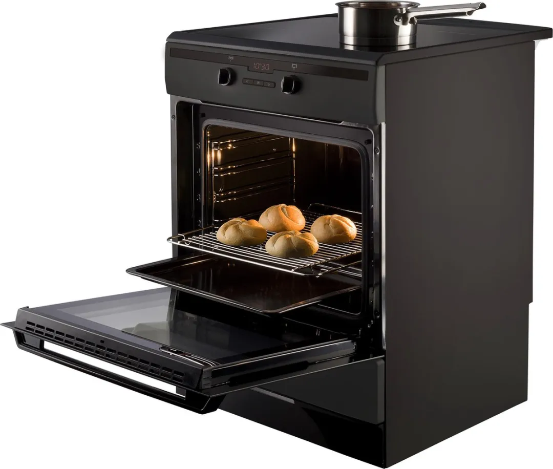 Inventum VFI6042ZWA Vrijstaand Inductiefornuis 60cm - 65L - Zwart