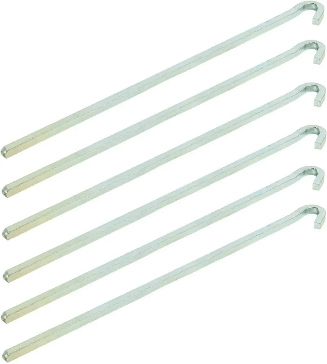 Rotspennen - 6x - Tentharingen - Halfrond - 30 cm - Metaal - Voor Tent of Windscherm