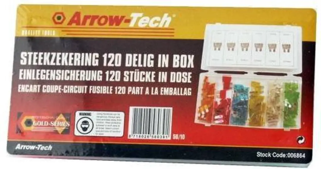 Benson Auto steekzekering set - 120 stuks - 5 tot 30 ampère - afbeelding 3 van 6