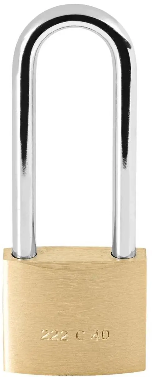 BURG-WÄCHTER 33681 Hangslot 40mm - Messing - 2 Sleutels - afbeelding 3 van 4
