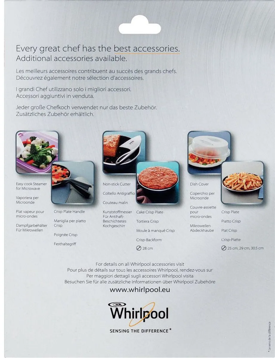 Wpro AVM190 CRISP™ cakevorm (Ø19-21 x 5.5 cm)