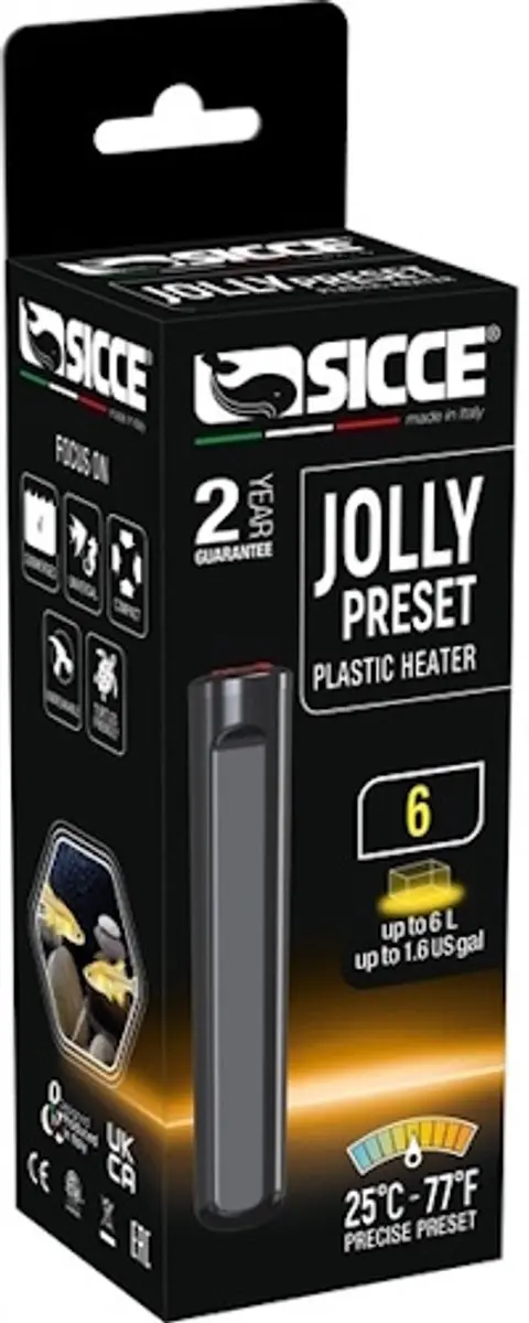 Sicce Jolly Preset TJOP06E Aquariumverwarming 6W