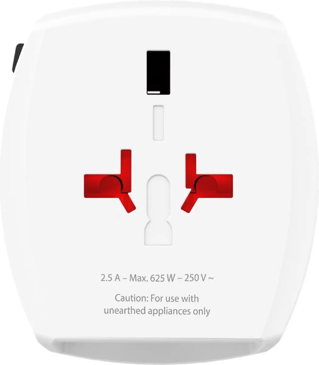 Skross World Travel Adapter 1.302962 - Wit - afbeelding 6 van 6