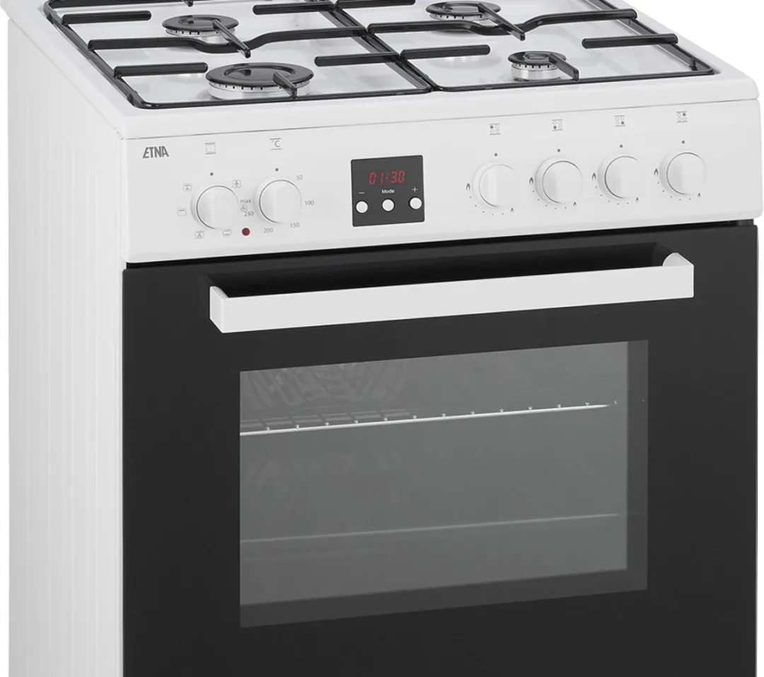 Etna Gasfornuis 60cm - 4 Kookzones - 1 Oven - 65 Liter