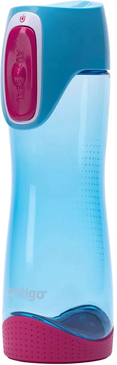 Contigo Swish Autoseal drinkfles kinderen 500ml - Sky Blue - afbeelding 5 van 6
