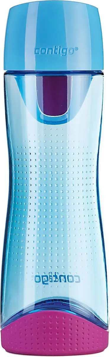 Contigo Swish Autoseal drinkfles kinderen 500ml - Sky Blue - afbeelding 4 van 6