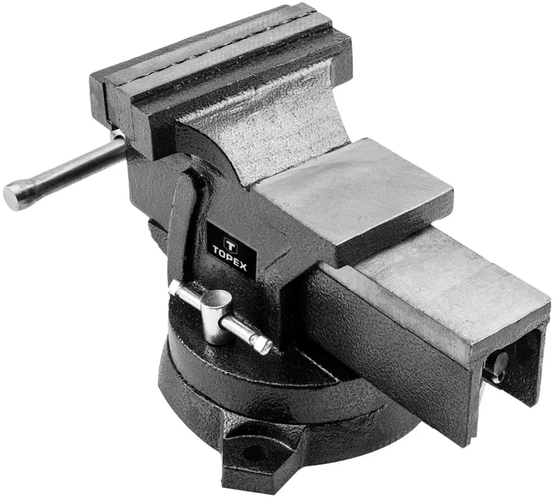 Topex Draaibare Bankschroef 07A212 - 125mm - Grijs - afbeelding 3 van 6