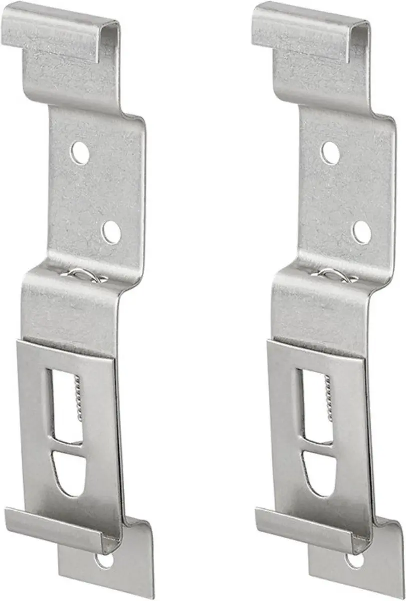 Benson Kentekenplaatklem: Nummerplaatklem, RVS, 2 stuks