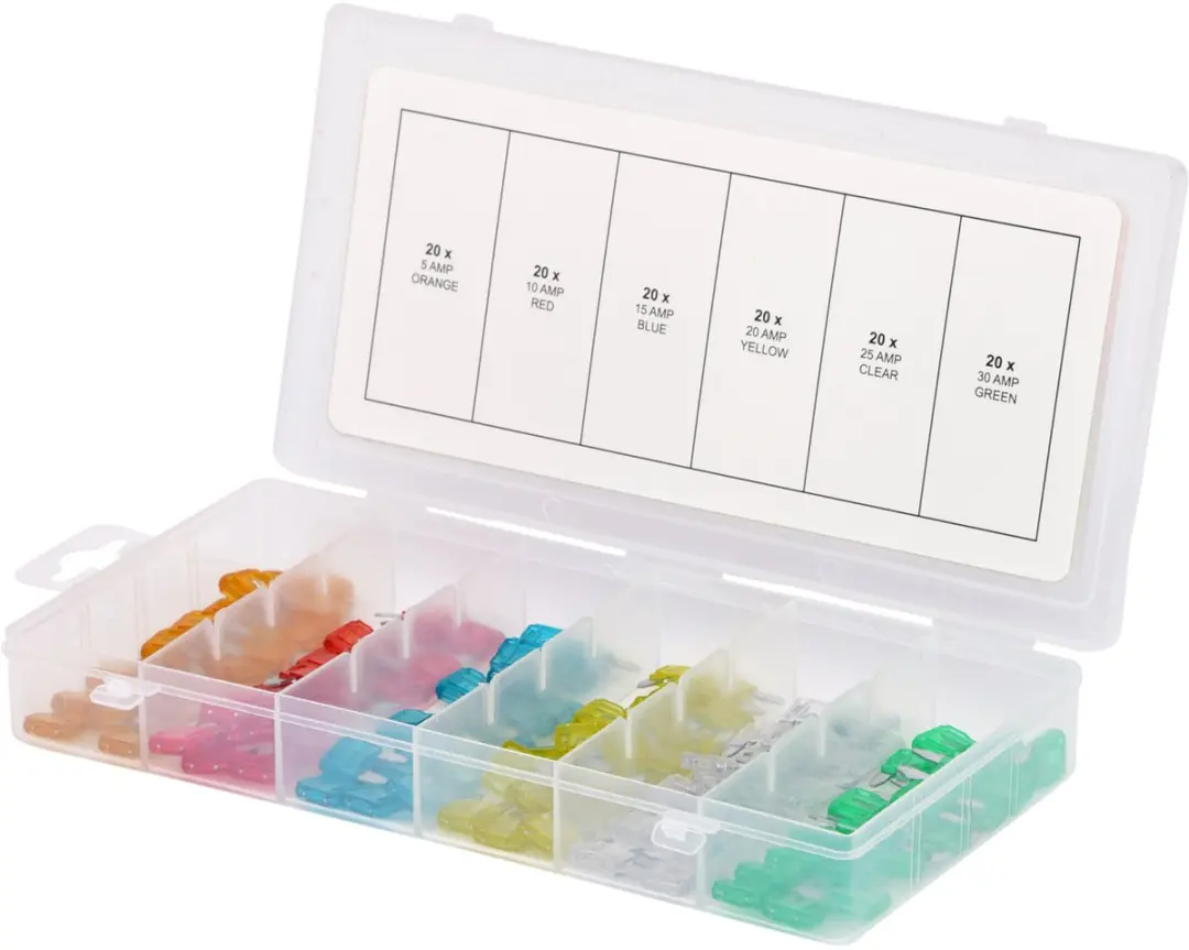 KS TOOLS Assortiment minizekers 5-30A 120 stuks