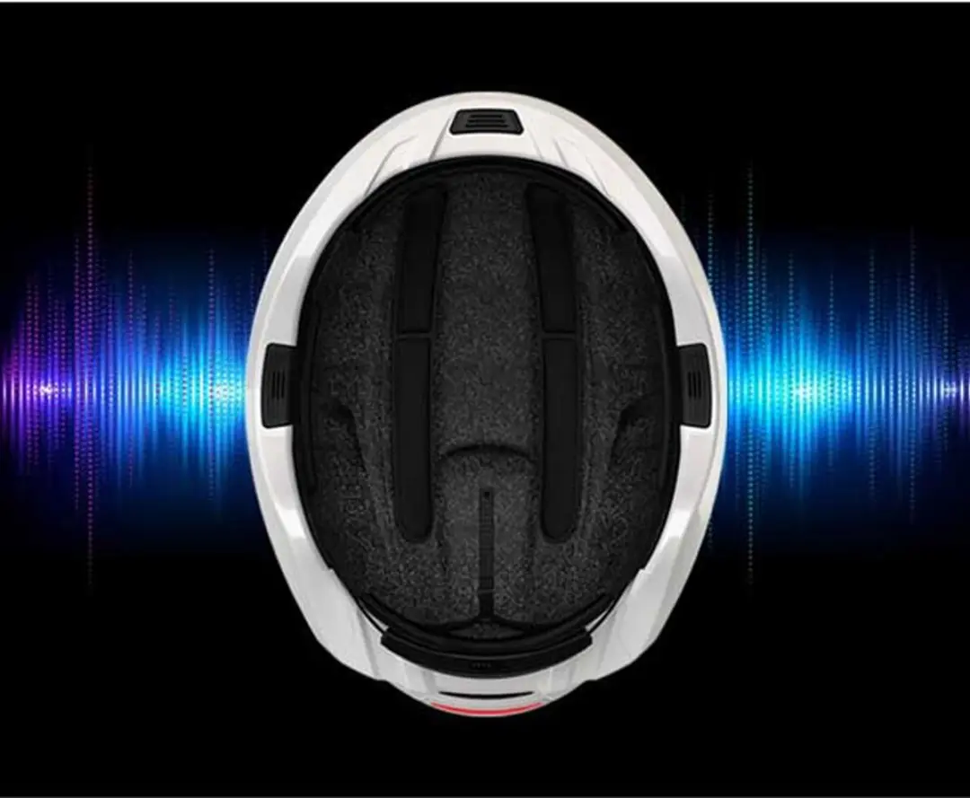 Sena S1 Smart Cycling Helm S1-MW00M - Mat Wit - M - afbeelding 2 van 6