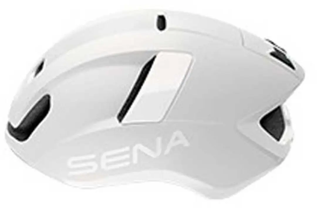 Sena S1 Smart Cycling Helm S1-MW00M - Mat Wit - M - afbeelding 5 van 6
