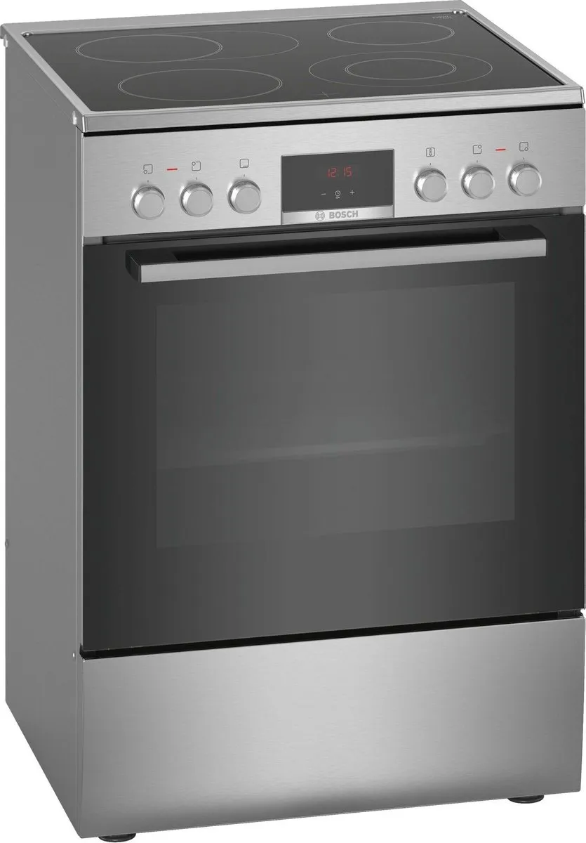 Bosch HKR39C250 Serie 4 Vrijstaand Elektrisch Fornuis - 4 Kookzones - 1 Oven - RVS