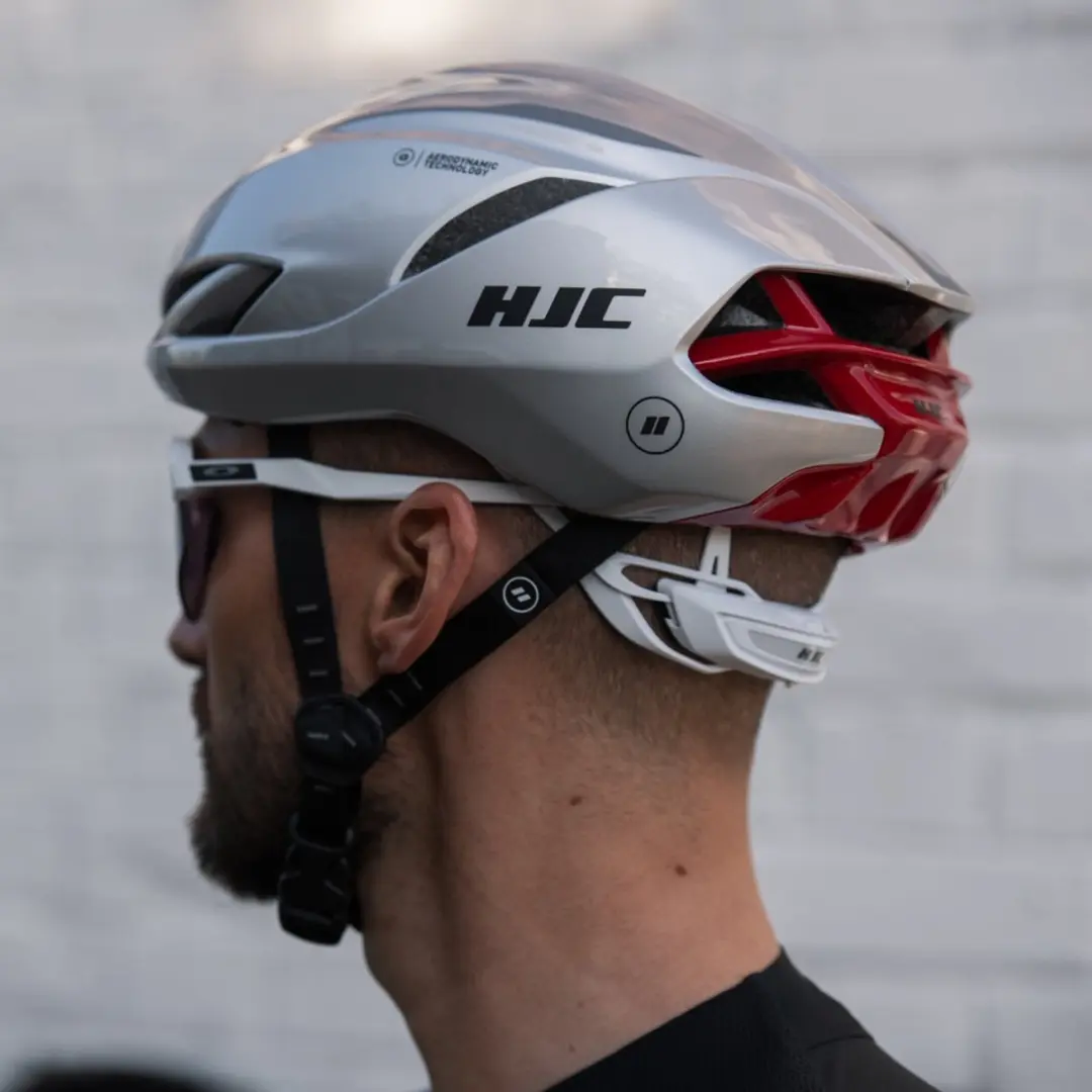 HJC Furion 3 Fietshelm - Zilver/Rood - Maat L - afbeelding 6 van 6