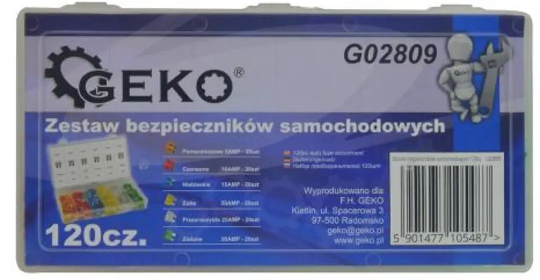 GEKO Auto Zekeringenset Mini 120 Stuks - afbeelding 5 van 6