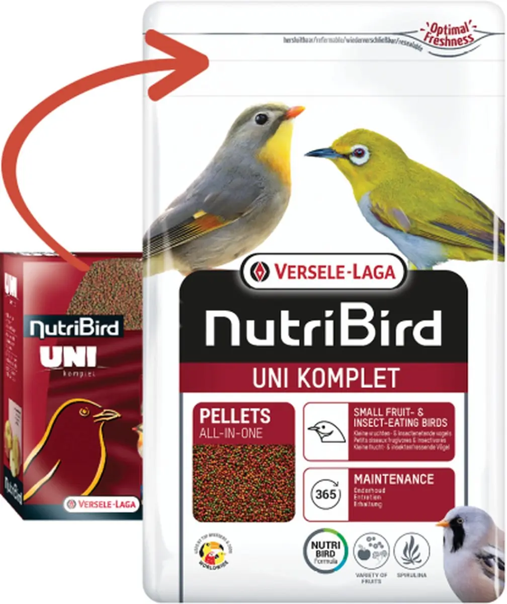 Versele-Laga Nutribird Uni Komplet Vogelvoer - 1kg - afbeelding 3 van 5