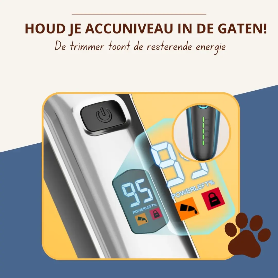 Oneisall RFC-676+P20 Hondentondeuse - Zilver/Zwart - afbeelding 6 van 6