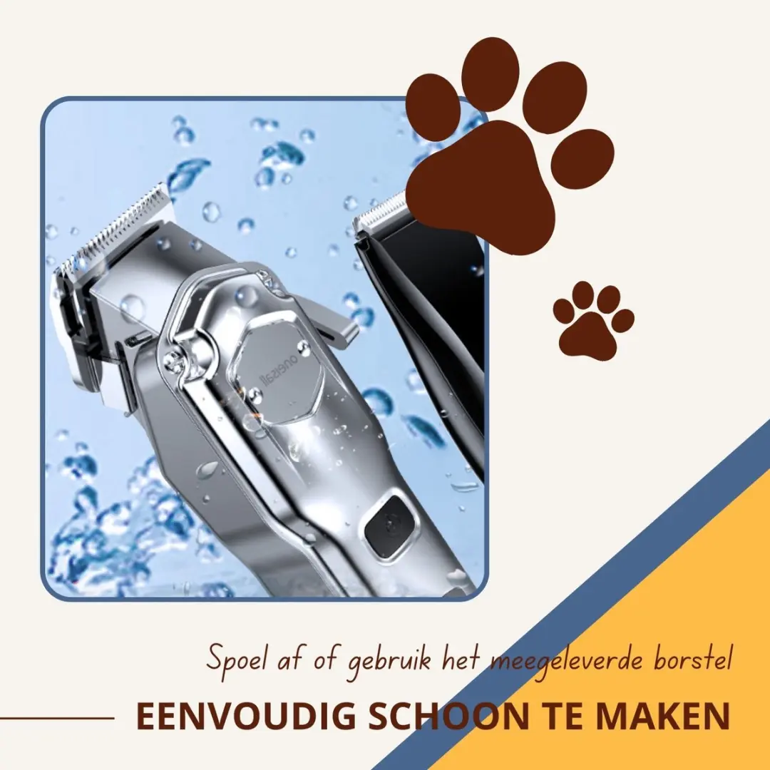 Oneisall RFC-676+P20 Hondentondeuse - Zilver/Zwart - afbeelding 5 van 6