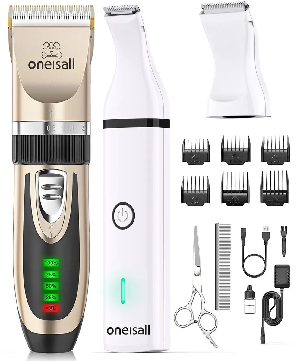 Oneisall X2+N5 Huisdierentondeuse Set