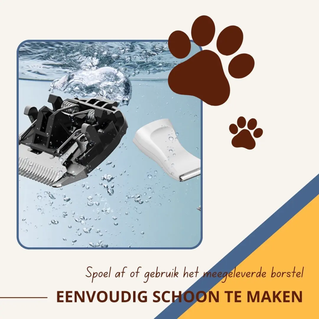 Oneisall X2+N5 Huisdierentondeuse Set - Goud en Wit - afbeelding 4 van 6