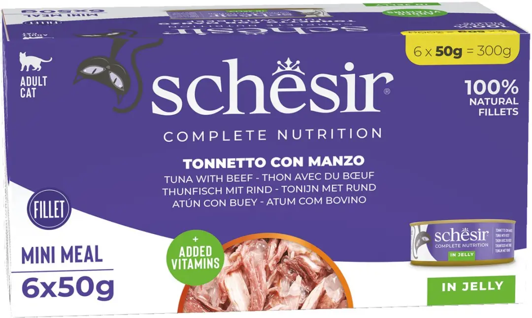 Schesir Nat Kattenvoer Mix Smaken